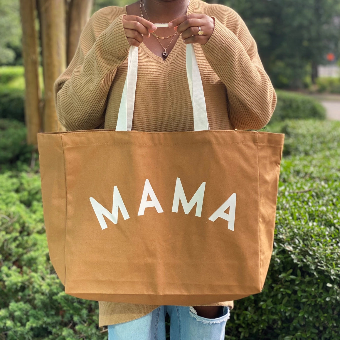 Mama Canvas Tote | Everyday Carryall